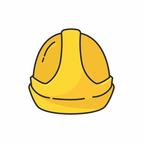 construction hat hard hat head protection helmet safety hat yellow