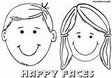 Face Coloring Girl Smiley Boy Print Pages Clipart Printable Kids Cartoon Color Clip Library Search Use Getcolorings Again Bar Case sketch template