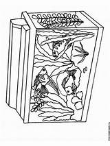 Aquarium Coloring Pages Printable Recommended sketch template