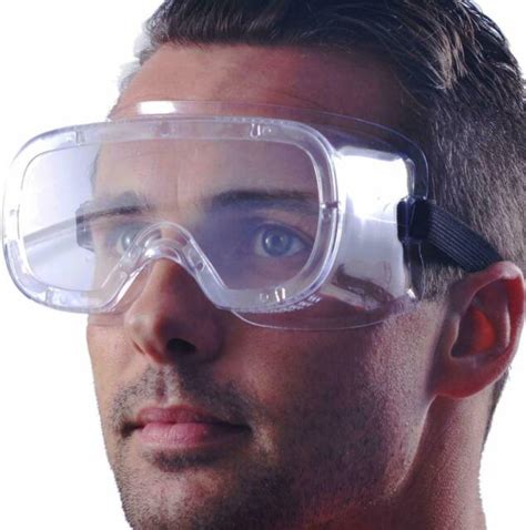 Clear Safety Goggles Eyewear Chemical Protection Glasses Sealed Us Fast
