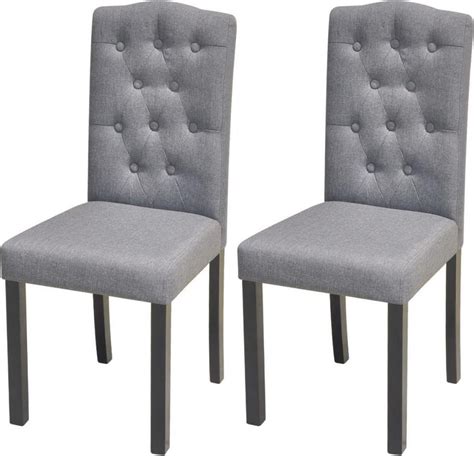 bolcom eetkamerstoelen donkergrijs kunstleer  stuks eetkamer stoelen extra stoelen voor