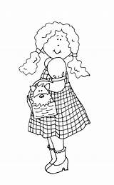 Dorothy Coloring Toto Dearie sketch template