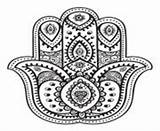 Coloring Pages Fatma Adults Mandala Printable Adult Hand Print Colouring sketch template