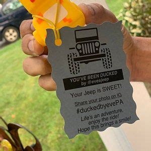 jeep duck tags printable digital etsy   jeep custom tags
