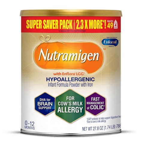 nutramigen hypoallergenic infant formula  enflora lgg powder