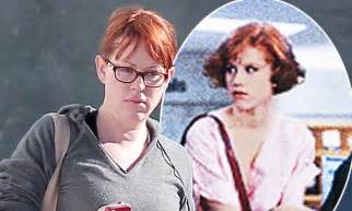 bratpack beauty molly ringwald wears drab ensemble for la work out daily mail online