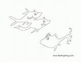 Fish Coloring Two Bubakids sketch template
