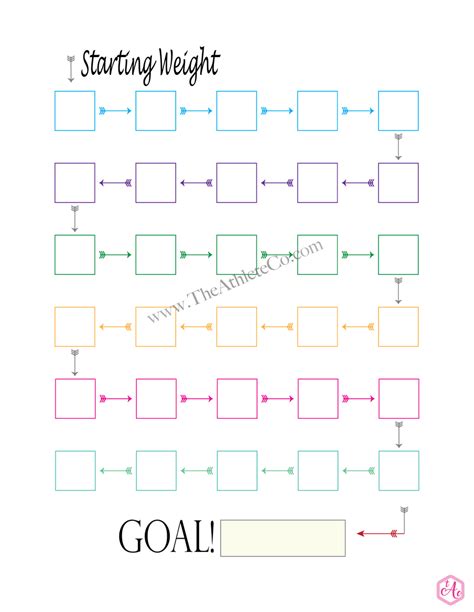 weight loss tracker  printable