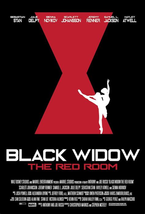 Black Widow The Red Room Fan Art Posters Series