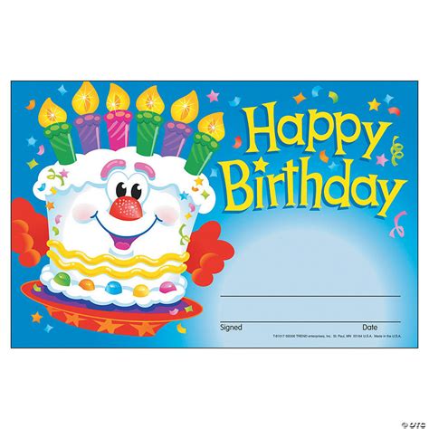 happy birthday certificate printable printable world holiday