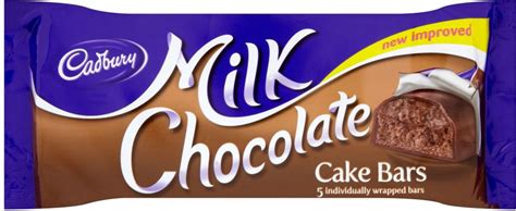 Cadburys Milk Chocolate Cake Bars 5 Pack