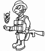 Paratrooper sketch template