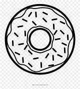 Donuts Donut Colorear Ausmalbild Donas Doughnut Rosquinha Unicornio Pngocean Libro Clipartkey sketch template