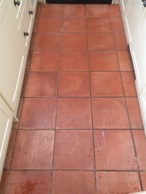 Spanish Terracotta Tiles Refreshed In Halifax North West