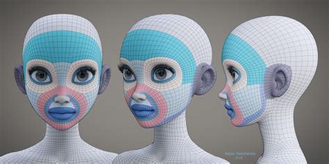 blender artists community face topology character design character