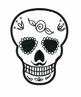 Caveira Skull Mexicana Colorir Imprimir Passo Shrink Florzinha sketch template