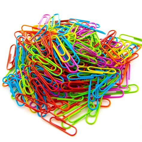 regular mm color paper clips pack crown office supplies