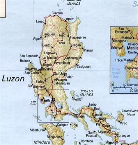Philippine Entertainment Links Luzon Destinations