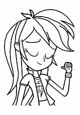 Dash Rainbow Coloring Pages Equestria Girls Girl Pony Little Coloring4free Drawing Baby Getcolorings Colorin Paintingvalley Color Collection sketch template