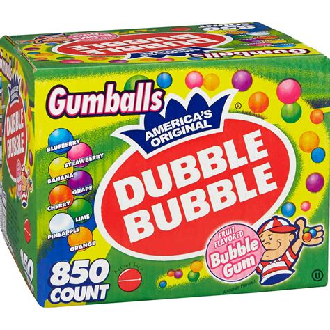 dubble bubble  diameter assorted flavors  gumballs walmartcom