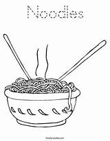 Noodles Coloring Pages Dinner Colouring Worksheet Food Noodle Week Spaghetti Template Twisty Printable Color Outline Sheets Pasta Twistynoodle Macaroni Favorites sketch template