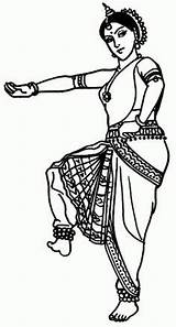 Pencil Outline Dances Easy Odissi Google Sketches Colouring Lasya Tandava Dancers Clipground 4to40 sketch template
