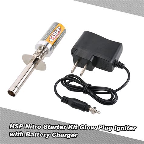 hsp nitro starter kit glow plug igniter  battery charger  hsp redcat nitro powered
