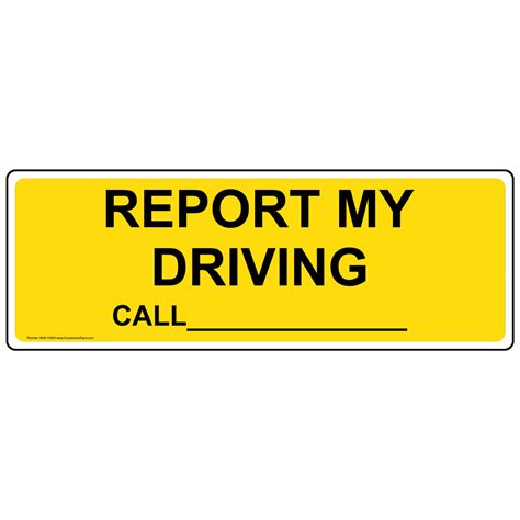 custom report  driving call label nhe  transportation