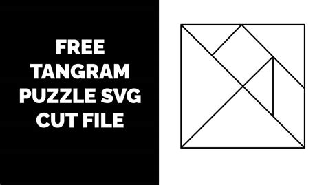 tangram puzzle svg cut file builderology