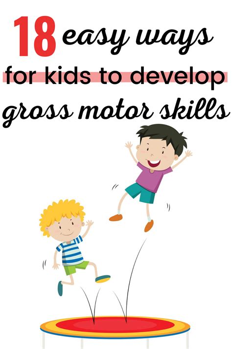 child gross motor development milestones motor informations