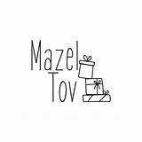 Tov Mazel sketch template