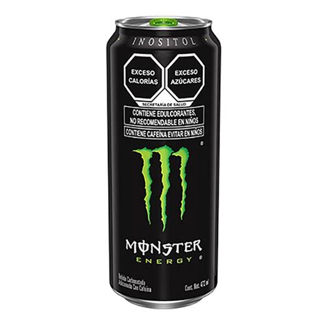 bebida energetica monster energy green  ml walmart