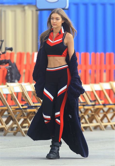 Gigi Hadid At Tommyland Tommy Hilfiger Spring 2017 Fashion