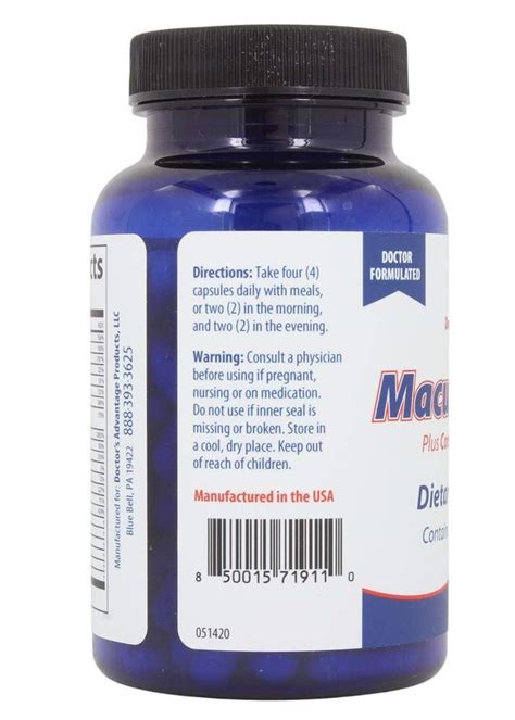doctors advantage macular shield areds   complete multivitamin  capsules lifeirl