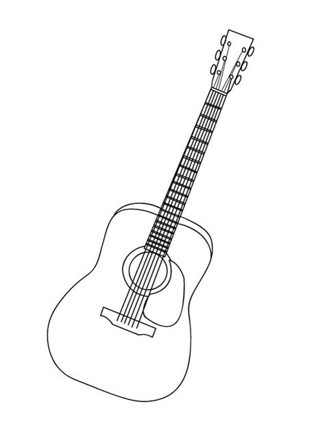 printable guitar coloring page guitar coloring pages color