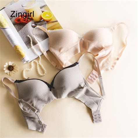 zingirl wireless bow soft breathable bra intimates women seamless