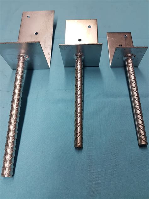 heavy duty galvanised  type  pin fence post footsupport anchor