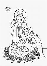 Nacimiento Christ sketch template