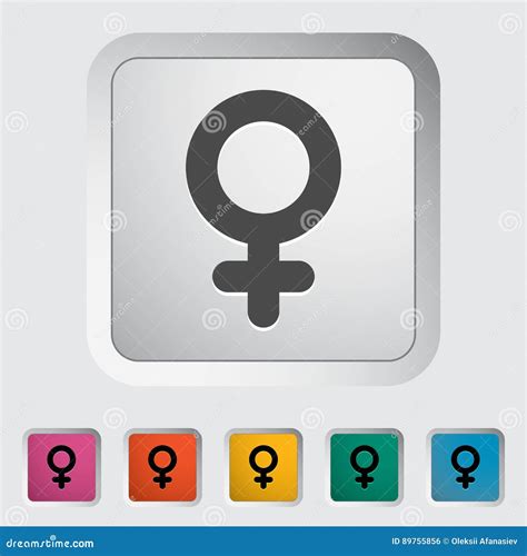 female gender sign stock vector illustration  people