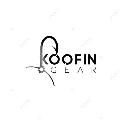 gambar abstrak modern kreatif koofin gear logo logo vektor