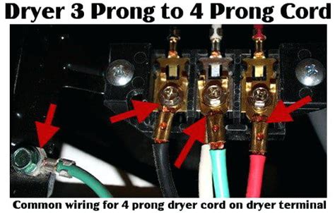 4 Prong Dryer Cord To 3 Prong Outlet Adapter
