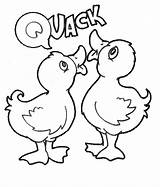 Coloring Animal Pages Cute Animals Color Printable Kids Easy Girls Print Duck Drawing Children Colouring Clip Outline Book Google Clipart sketch template