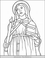 Genevieve Thecatholickid Nanterre Catholic sketch template