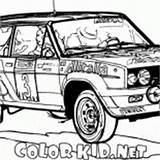 Car Coloring Rally 80s Racing 1985 Pages Machinery Vehicles Children Chinese Cars Colorkid sketch template