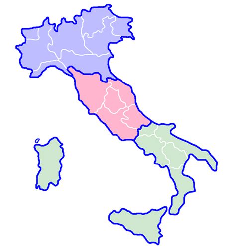cartina italia nord centro sud cartina