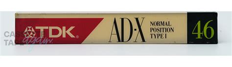 ad  ad xm tdk cassette tape