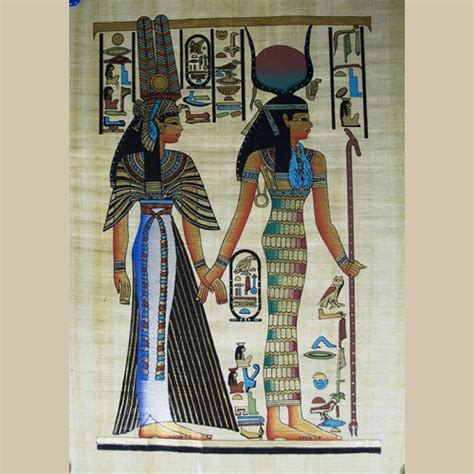 Nefertari And Isis Papyrus