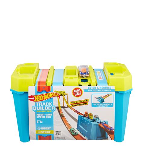 Hot Wheels Track Builder Unlimited Multi Lane Speed Box Harrods Us