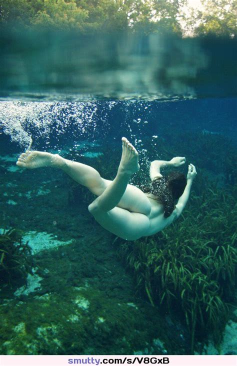 Asian Underwater Swimming Nude Outdoors
