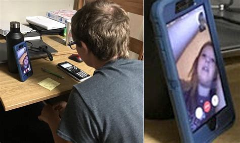 Brother Helps Sister With Algebra Homework Via Facetime